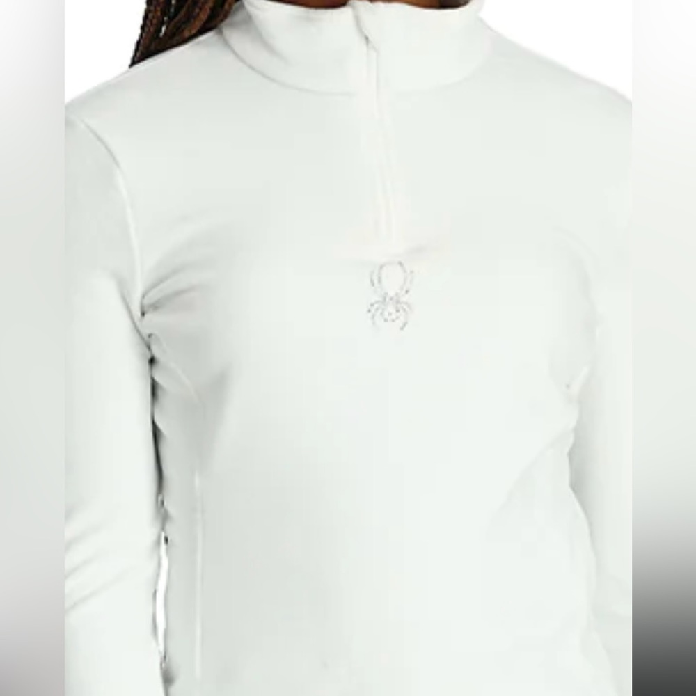 Spyder like new super soft fleece half-zip